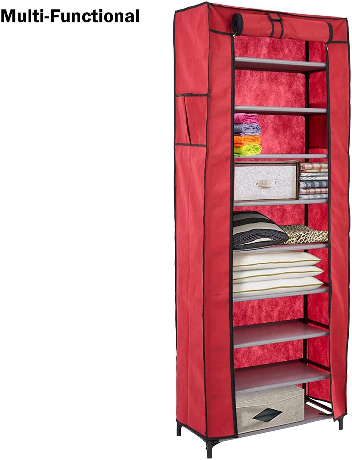 Stylish & Spacious Shoe Cabinet - Keeps Your Kicks Organized & Protected!