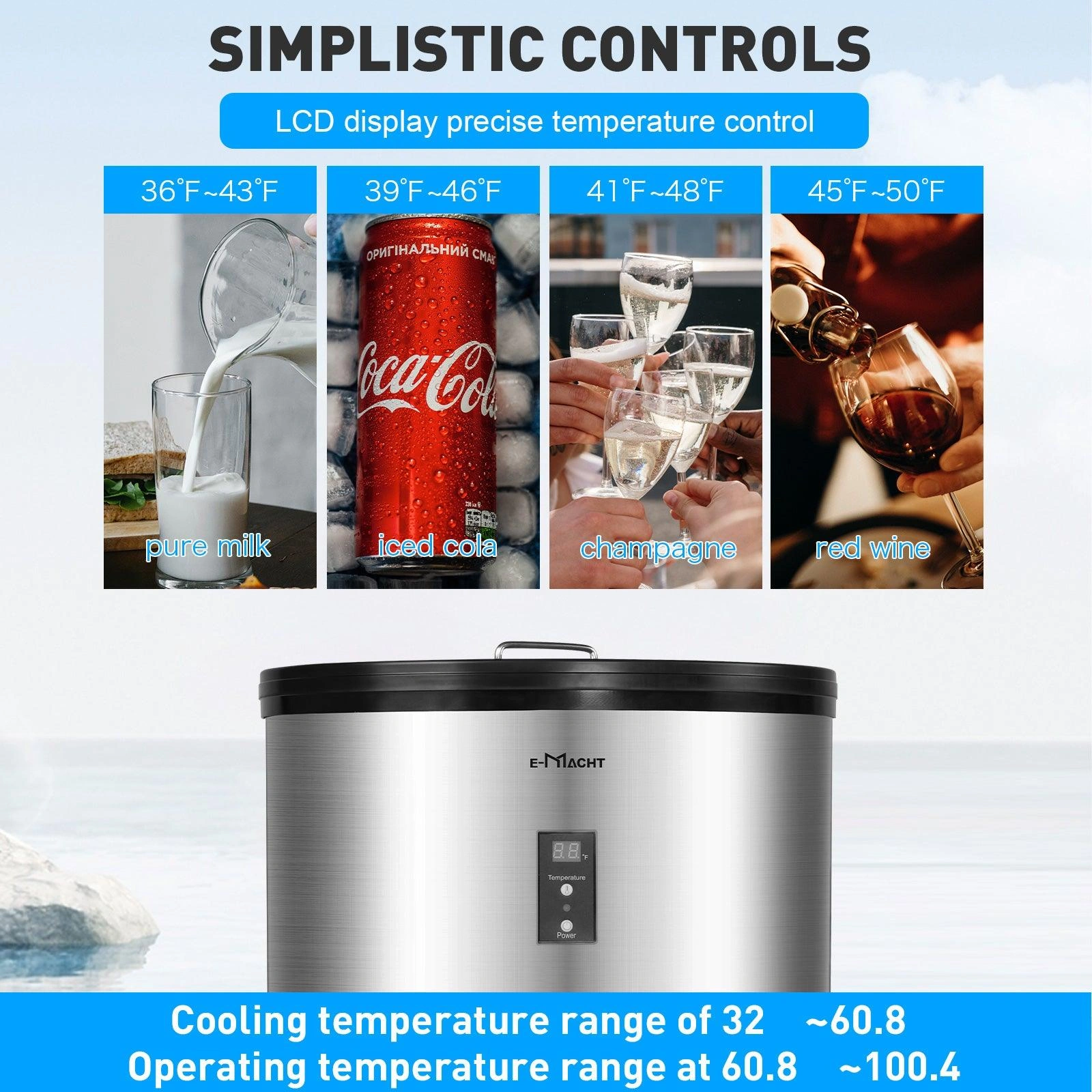 Chill Out Refresh Your Drinks with This Sleek Beverage Cooler